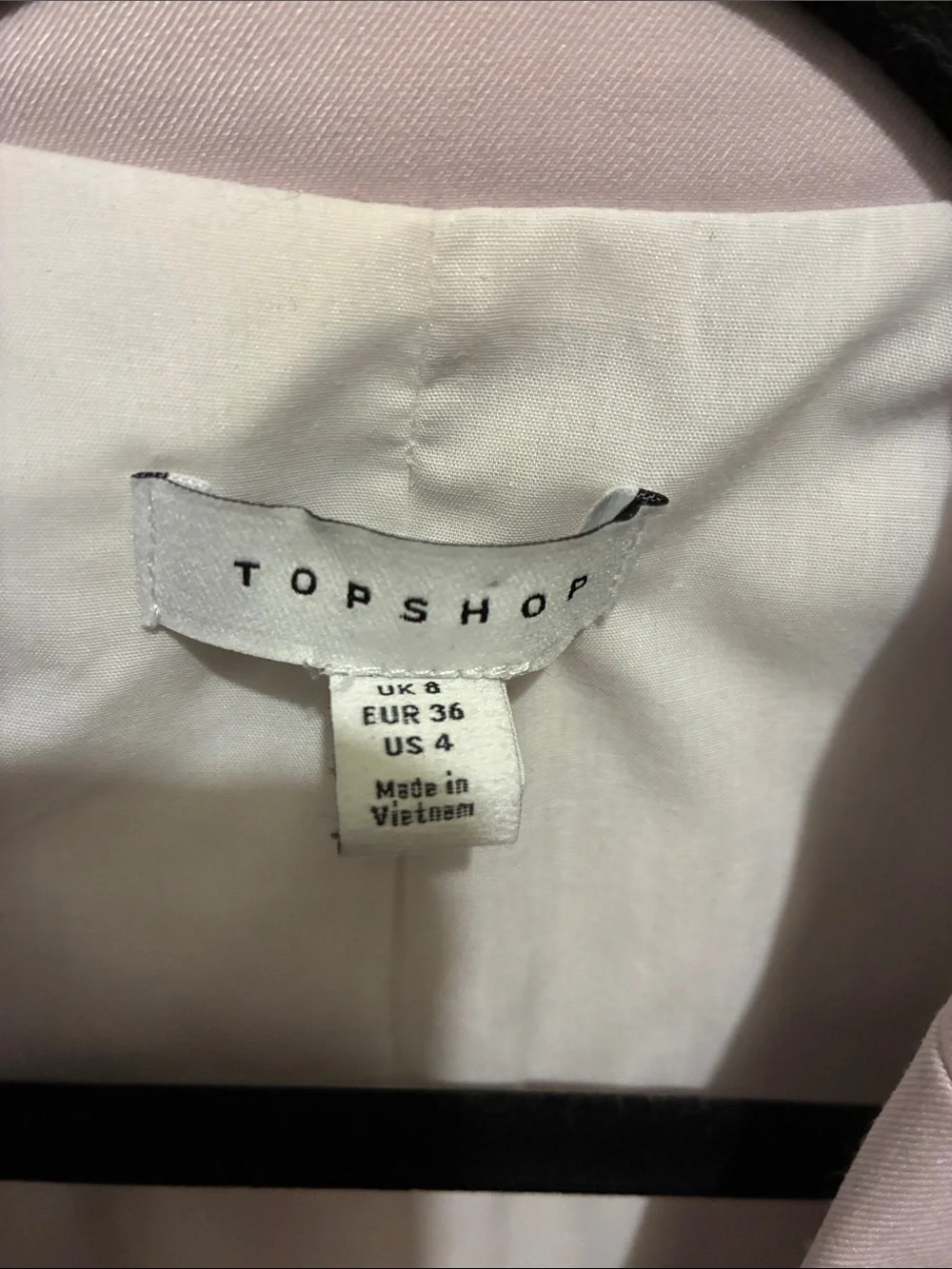 Matching set: Topshop Pale Pink Tailored Blazer & Trouser
